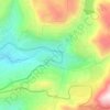 Faraya topographic map, elevation, terrain