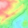 North Rigton topographic map, elevation, terrain