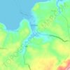 Poblacion topographic map, elevation, terrain