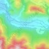 La Crouzette topographic map, elevation, terrain