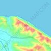 Casteldimezzo topographic map, elevation, terrain