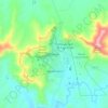 Clarens topographic map, elevation, terrain