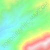 Chaxas topographic map, elevation, terrain