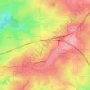 La Gaune topographic map, elevation, terrain