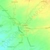 Guimba topographic map, elevation, terrain