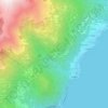 Carcente topographic map, elevation, terrain