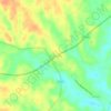 Burkeville topographic map, elevation, terrain