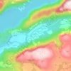 Egland topographic map, elevation, terrain