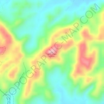 Bukit Jintan topographic map, elevation, terrain