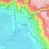Cheddar topographic map, elevation, terrain