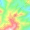 Buntu Tondok topographic map, elevation, terrain