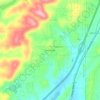 West Ridge topographic map, elevation, terrain