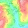 Dacre Banks topographic map, elevation, terrain