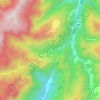 内黄 topographic map, elevation, terrain