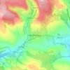 Hendreforgan topographic map, elevation, terrain