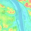 Cliffside topographic map, elevation, terrain