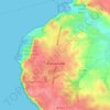 Hameau Commandé topographic map, elevation, terrain