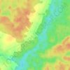 Миленки topographic map, elevation, terrain