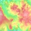 Malassagne topographic map, elevation, terrain