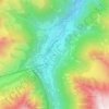 Palaus topographic map, elevation, terrain