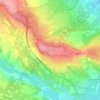 Belvedere topographic map, elevation, terrain