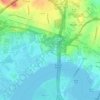 Keasbey topographic map, elevation, terrain