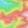 Col du Chioula topographic map, elevation, terrain