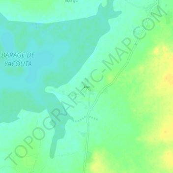 Loa topographic map, elevation, terrain