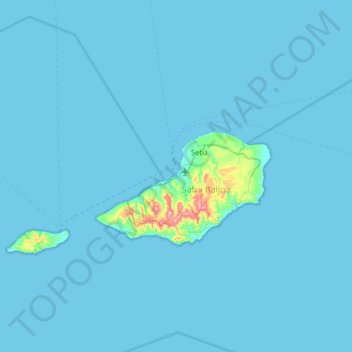 Kepulauan Sawu topographic map, elevation, terrain