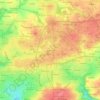 Mesmerrien topographic map, elevation, terrain