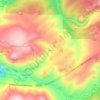 Sostino topographic map, elevation, terrain
