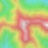Mount Sunday topographic map, elevation, terrain