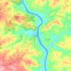 Alcoutim topographic map, elevation, terrain