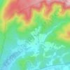 La Selle topographic map, elevation, terrain