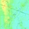 Bransby topographic map, elevation, terrain