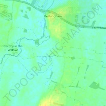 Sutton topographic map, elevation, terrain