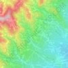 La Chapelle des Bois topographic map, elevation, terrain