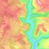 La Barrière topographic map, elevation, terrain