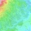 Cereie topographic map, elevation, terrain