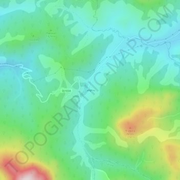 Dălghiu topographic map, elevation, terrain