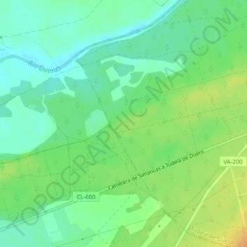 Santinos topographic map, elevation, terrain