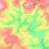 Millcombe topographic map, elevation, terrain