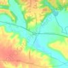 Dahinda topographic map, elevation, terrain