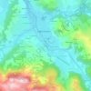 L'Arial topographic map, elevation, terrain