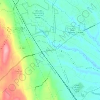 Unionville topographic map, elevation, terrain