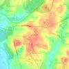 East Macon topographic map, elevation, terrain