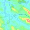 Vazhithala topographic map, elevation, terrain