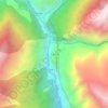 Nache topographic map, elevation, terrain