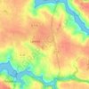 Saint-Sébastien topographic map, elevation, terrain