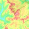 Zeno topographic map, elevation, terrain
